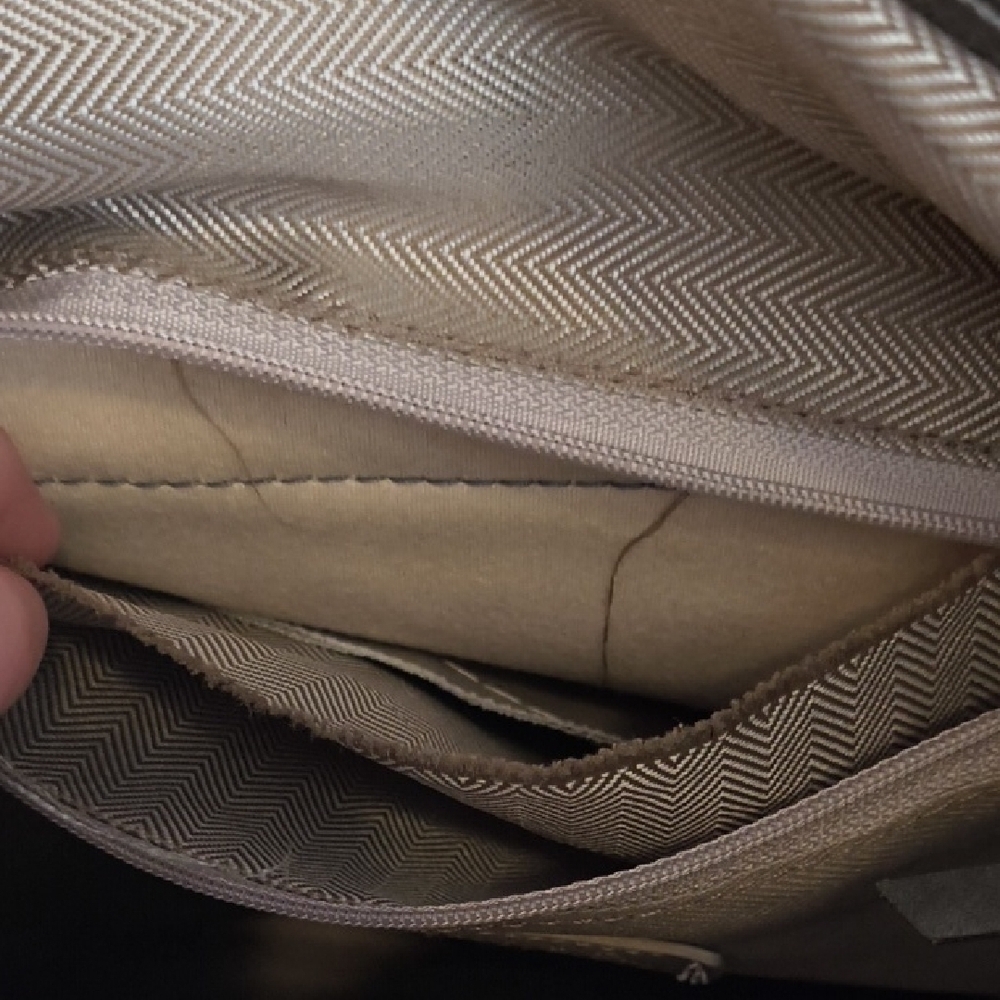 Dani & Em Gray Backpack Purse Gold Hardware - Picture 9 of 10